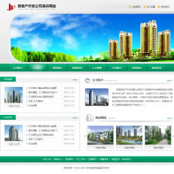 房地产公司商务网站建设