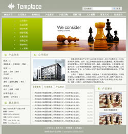 体育用品生产企业网站建设