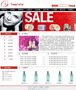 化妆品企业网站建设