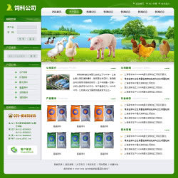 饲料公司网站建设