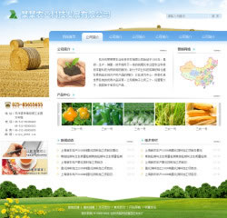 农业公司网站建设