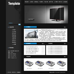 数码产品企业网站建设